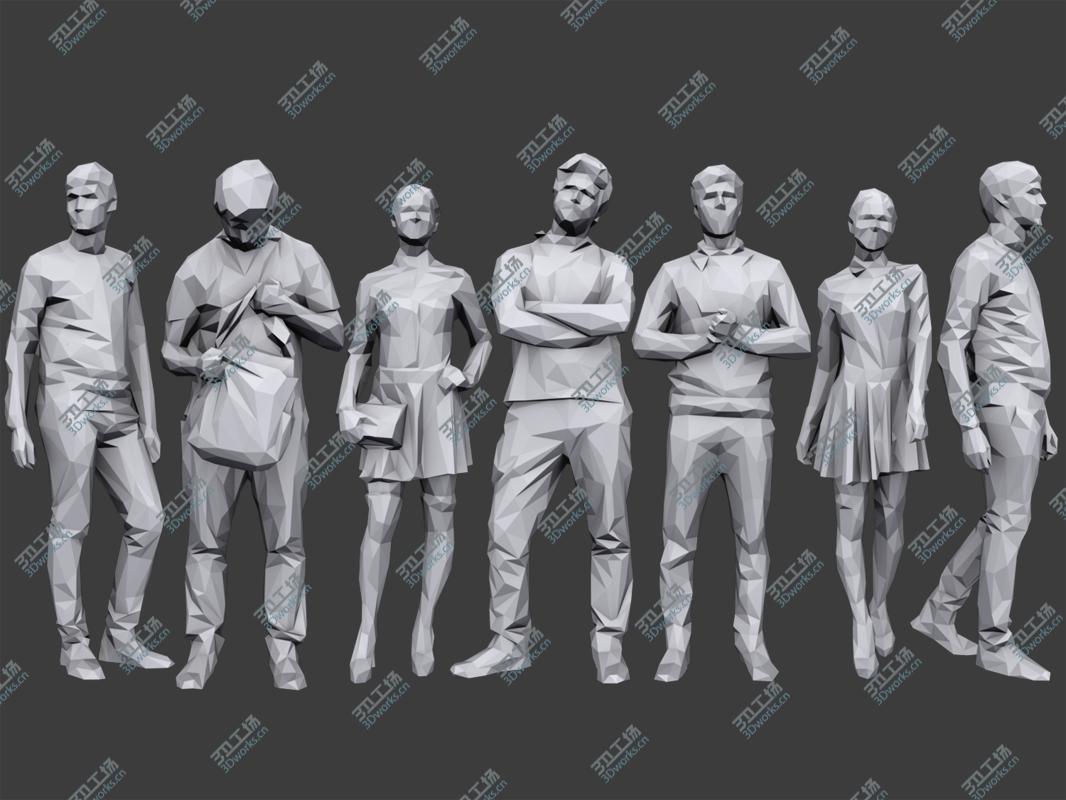 images/goods_img/202105071/Lowpoly People Casual Pack Vol.4/2.jpg